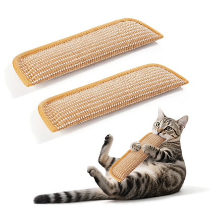 Potaroma Set of 2 Cat Sisal Kicker Toys - Interactive Indoor Chew Toys for Dental Care and Boredom Relief