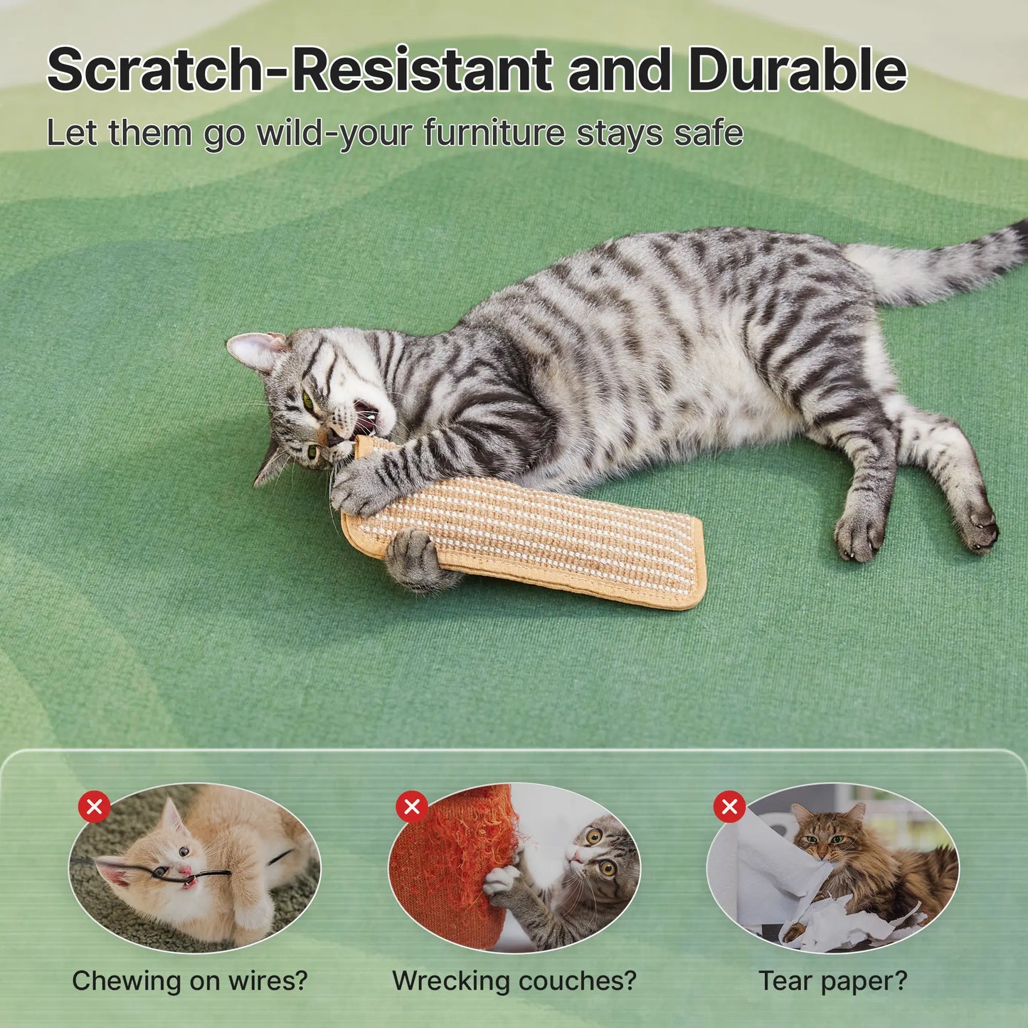 Potaroma Set of 2 Cat Sisal Kicker Toys - Interactive Indoor Chew Toys for Dental Care and Boredom Relief