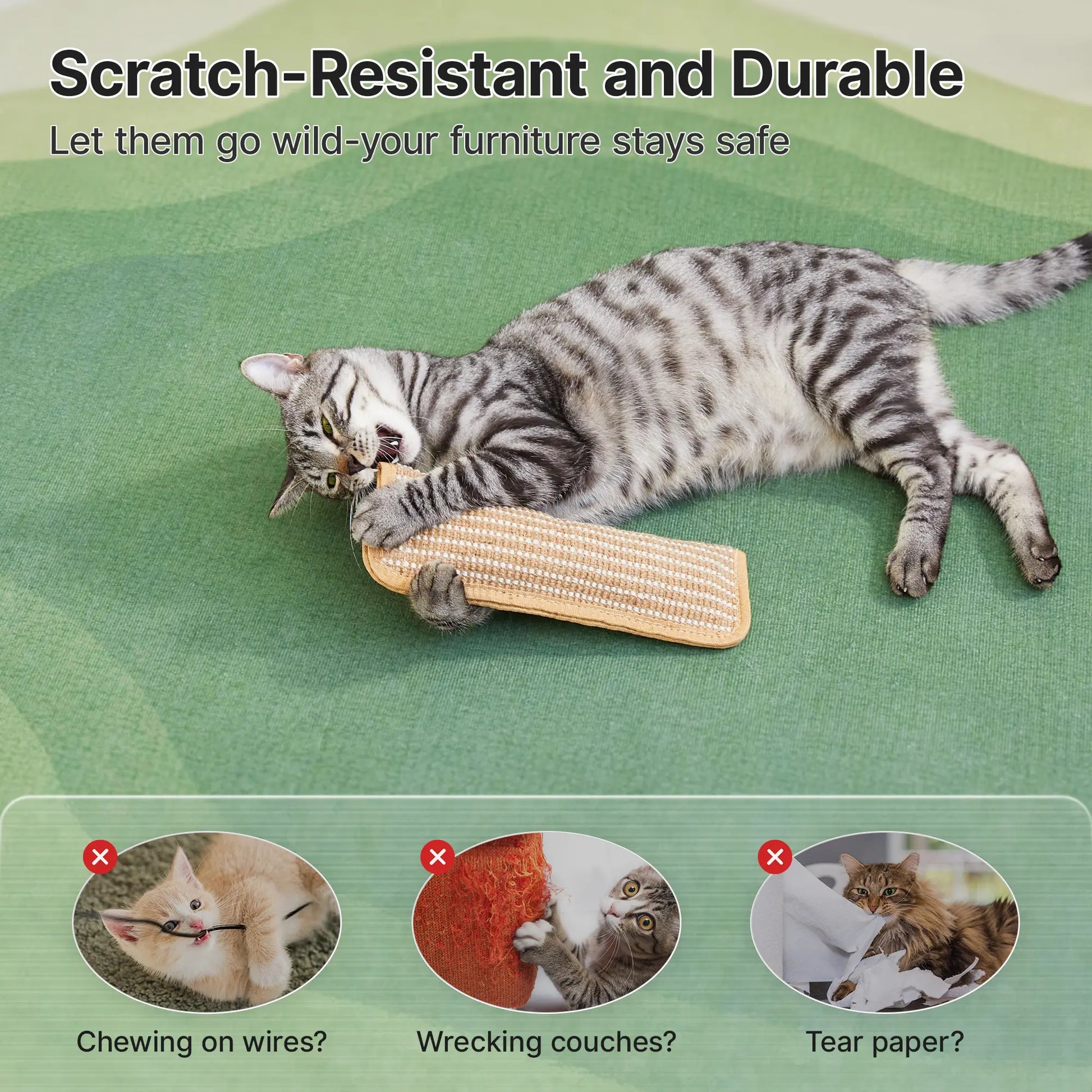 Potaroma Set of 2 Cat Sisal Kicker Toys - Interactive Indoor Chew Toys for Dental Care and Boredom Relief