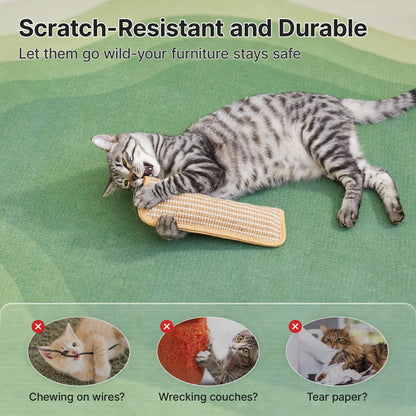 Potaroma Set of 2 Cat Sisal Kicker Toys - Interactive Indoor Chew Toys for Dental Care and Boredom Relief