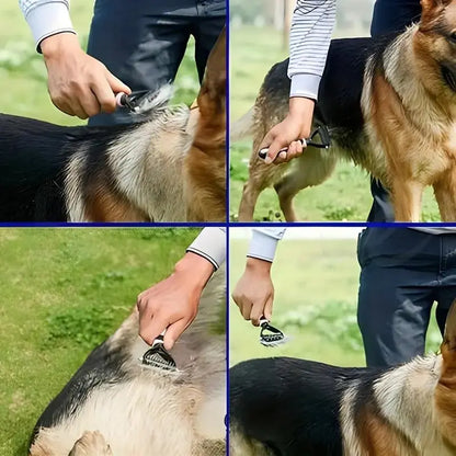 Double-Sided Dog Grooming Hair Removal Comb and Brush - Professional Pet Grooming Tools