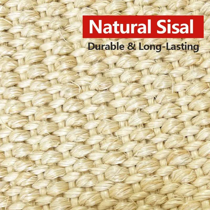 Durable Natural Sisal Cat Scratch Pads for Walls and Sofas - Versatile Claw Grinding Accessories for All Cat Breeds