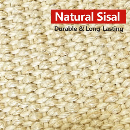 Durable Natural Sisal Cat Scratch Pads for Walls and Sofas - Versatile Claw Grinding Accessories for All Cat Breeds