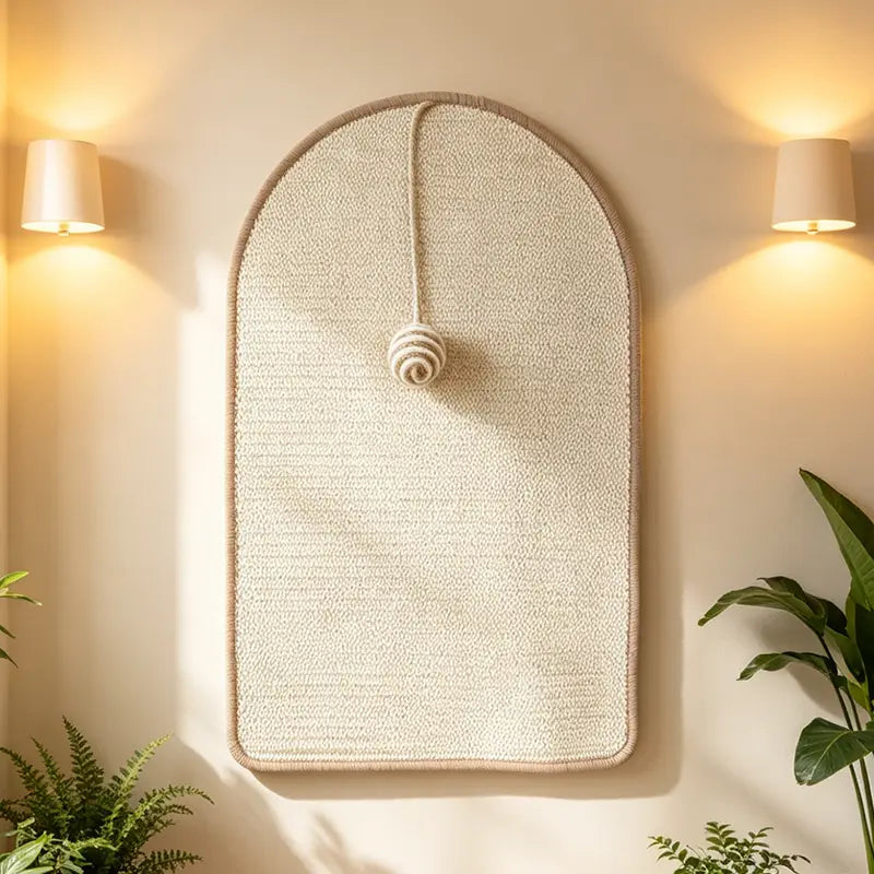 Durable Natural Sisal Cat Scratch Pads for Walls and Sofas - Versatile Claw Grinding Accessories for All Cat Breeds