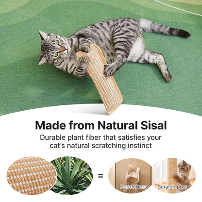 Potaroma Set of 2 Cat Sisal Kicker Toys - Interactive Indoor Chew Toys for Dental Care and Boredom Relief
